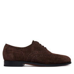 Polo Ralph Lauren Halbschuhe Polo Ralph Lauren Owen Wingtip 811P15884001 Dunkelbraun