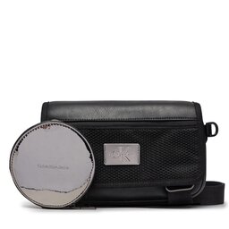 Calvin Klein Jeans Maža rankinė Calvin Klein Jeans Tagged Flap Camera Bag22 K50K511386 Black BEH