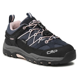 CMP Botas de montaña CMP Kids Rigel Low Trekking Shoe Wp 3Q54554 Asphalt/Rose 54UG