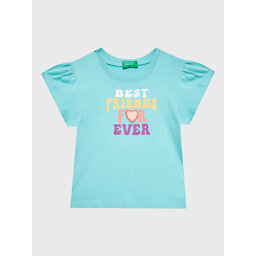 United Colors Of Benetton United Colors Of Benetton Póló 3096G107Z Zöld Regular Fit