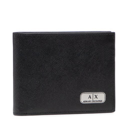 Armani Exchange Duży Portfel Męski Armani Exchange 958433 CC843 00020 Nero