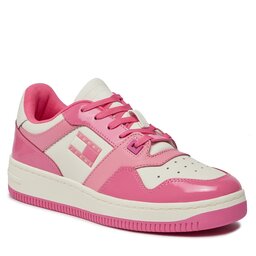 Tommy Jeans Αθλητικά Tommy Jeans Tjw Retro Basket Patent Ltr EN0EN02499 Pink Alert THW