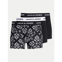 Jack&Jones Jack&Jones Σετ μποξεράκια 3 τμχ Paris 12259575 Μαύρο