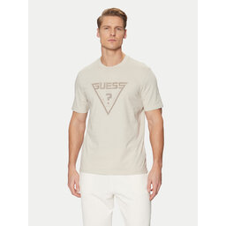 Guess Guess Marškinėliai Z5RI03 I3Z14 Smėlio Regular Fit