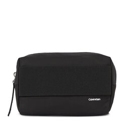 Calvin Klein Geantă pentru cosmetice Calvin Klein Wide Strap Nylon Washbag K60K611093 Ck Black BAX