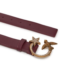 

Жіночий ремінь Pinko Love Berry H3 Belt 100125 A111 Ribes Inte WW5Q, Бордовий