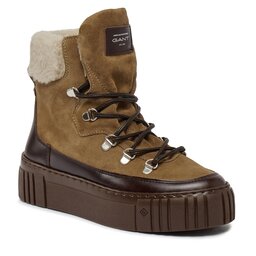 Gant Snehule Gant Snowmont Mid Boot 27543368 Taupe/Dark Brown