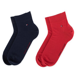 Tommy Hilfiger 2 vīriešu zemo zeķu pāru komplekts Tommy Hilfiger 342025001 Tumši zils