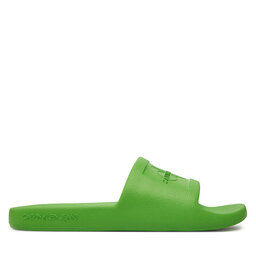 Calvin Klein Jeans Papucs Calvin Klein Jeans Slide Monogram Debossed Eva YW0YW00102 Zöld