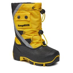 KangaRoos Stivali da neve KangaRoos Kanga-Bean III 18927 000 7041 Lemon Chrome/Jet Black