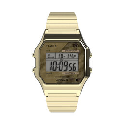 Timex Ceas Timex T80 34mm Stainless Steel Expansion Band TW2R79000 Auriu
