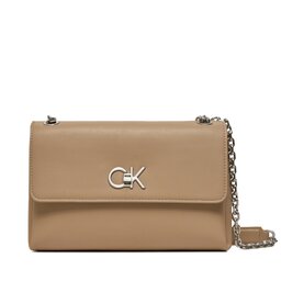 Calvin Klein Sac à main Calvin Klein Re-Lock Ew Conv Crossbody K60K611084 Silver Mink PFA