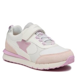 Geox Сникърси Geox J Fastics G. A J35GZA 08514 C0674 D White/Rose