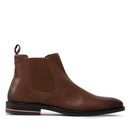 

Челсі Tommy Hilfiger Signature Hilfiger Lth Chelsea FM0FM04177 Winter Cognac GVI, Коричневий
