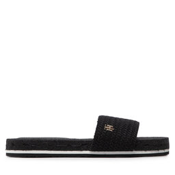 

Еспадрильї Tommy Hilfiger Th Textured Flat Sandal FW0FW06438 Black BDS, Чорний