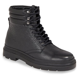 Calvin Klein Csizma Calvin Klein Combat Boot Mono HM0HM01211 Ck Black BEH
