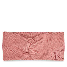 Calvin Klein Textilní čelenka Calvin Klein Monogram Embro K60K612658 Růžová
