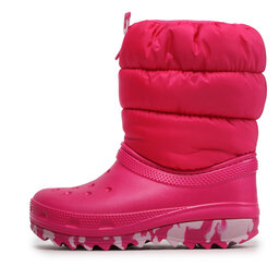 

Снігоходи Crocs Classic Neo Puff Boot K 207684 Candy Pink, Рожевий