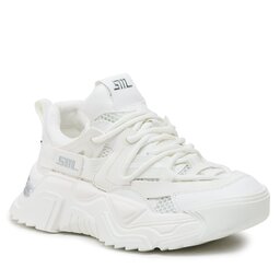 Steve Madden Sneakers Steve Madden Kingdom Sneaker SM11002519 SM11002519-11E White/White