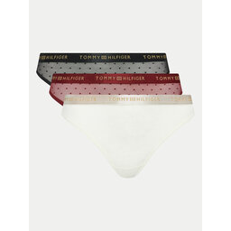 Tommy Hilfiger Tommy Hilfiger 3er-Set Stringtangas UW0UW05534 Bunt