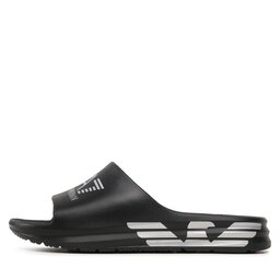 

Шльопанці EA7 Emporio Armani XBP008 XK337 N763 Black/Silver, Чорний