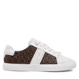 

Снікерcи Calvin Klein Low Profile Lace-Up HW0HW01190 White/Brown Mono 0K4, Білий