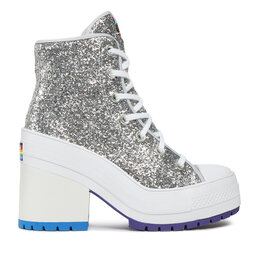

Ботильйони Converse Chuck 70 De Luxe Heel Pride A06028C Silver, Срібний