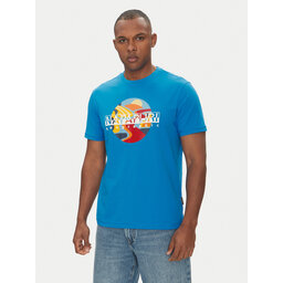 Napapijri Napapijri T-Shirt S-Valdor NP0A4IE6 Blau Regular Fit