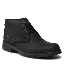 Clarks Boots Clarks Morris Lace II 261645807 Black Tumbled