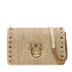 Pinko Geantă Pinko Love Click Classic PE 23 PLTT 100063 A0PC Light Beige D28Q