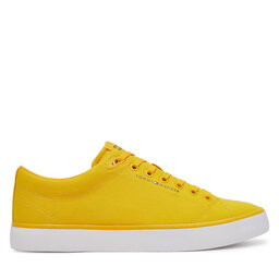 Tommy Hilfiger Teniszcipő Tommy Hilfiger Th Hi Vulc Low Core Canvas FM0FM05396 Sárga