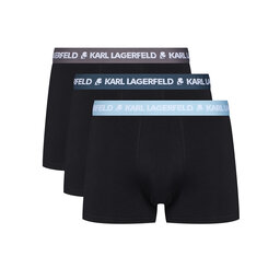 KARL LAGERFELD KARL LAGERFELD Pack de 3 bóxers A1M47021 Negro
