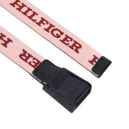 

Дитячий пояс Tommy Hilfiger Corporate Hilfiger Webbing Belt AU0AU01740 TJS, Рожевий
