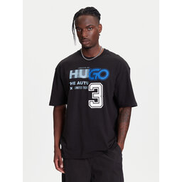 HUGO HUGO T-Shirt Nesite 50544168 Μαύρο Loose Fit