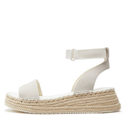 

Еспадрильї Calvin Klein Jeans Sporty Wedge Rope Su Con YW0YW00977 Creamy White/Bright White 0F9, Écru