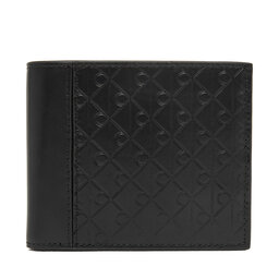 Calvin Klein Geldbörse Calvin Klein Refined Emblem Mix Billfold W/ F LV04D1317G Schwarz