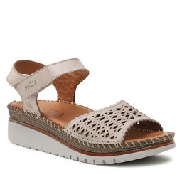 Piazza Sandaler Piazza 910127 Silver Grey 91
