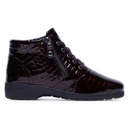 

Ботильйони Caprice 9-25152-25 Bordeaux Croco 533, Бордовий