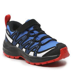 Salomon Bakancs Salomon Xa Pro V8 Cswp K 471263 04 W0 Lapis Blue/Black/Fiery Red