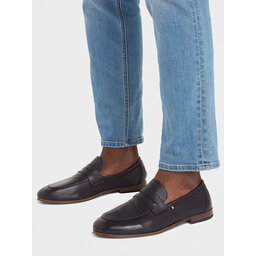 

Туфлі Tommy Hilfiger Casual Light Flexible Lth Loafer FM0FM04989 Black BDS, Чорний