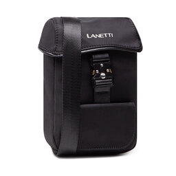 

Плоска сумка Lanetti BMR-U-033-10-06 Black, Чорний