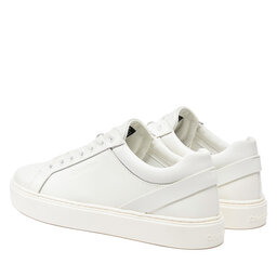

Снікерcи Calvin Klein Low Top Lace Up Archive Stripe HM0HM01463 Triple White 0K4, Білий