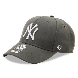 47 Brand Шапка с козирка 47 Brand New York Yankees Mvp B-MVPSP17WBP-CC Charcoal