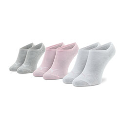 Puma Set di 3 paia di pedulini unisex Puma Invisible 907374 18 Multicolore