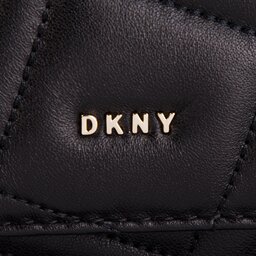 

Сумка DKNY Allen Lg Flap Shoulder R833B637 Blk/Gold BGD, Чорний
