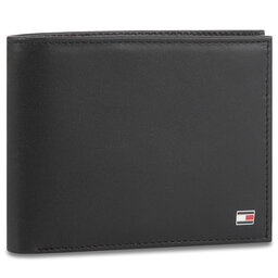 Tommy Hilfiger Велике Чоловіче Портмоне Tommy Hilfiger Eton Cc And Coin Pocket AM0AM00651 Чорний