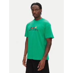 Volcom Volcom T-shirt Bob Moleema A4312554 Verde Loose Fit