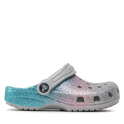 

Шльопанці Crocs Classic Glitter Clog K 206993 Shimmer/Multi, Срібний