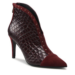 Baldowski Stiefeletten Baldowski D04068-2835-004 Zamsz Burgundy/Kroko Bordo