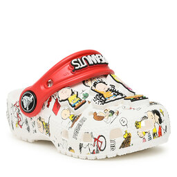 Crocs Şlapi Crocs Crocs Peanuts Classic Clog T 208631 White/Multi 94S